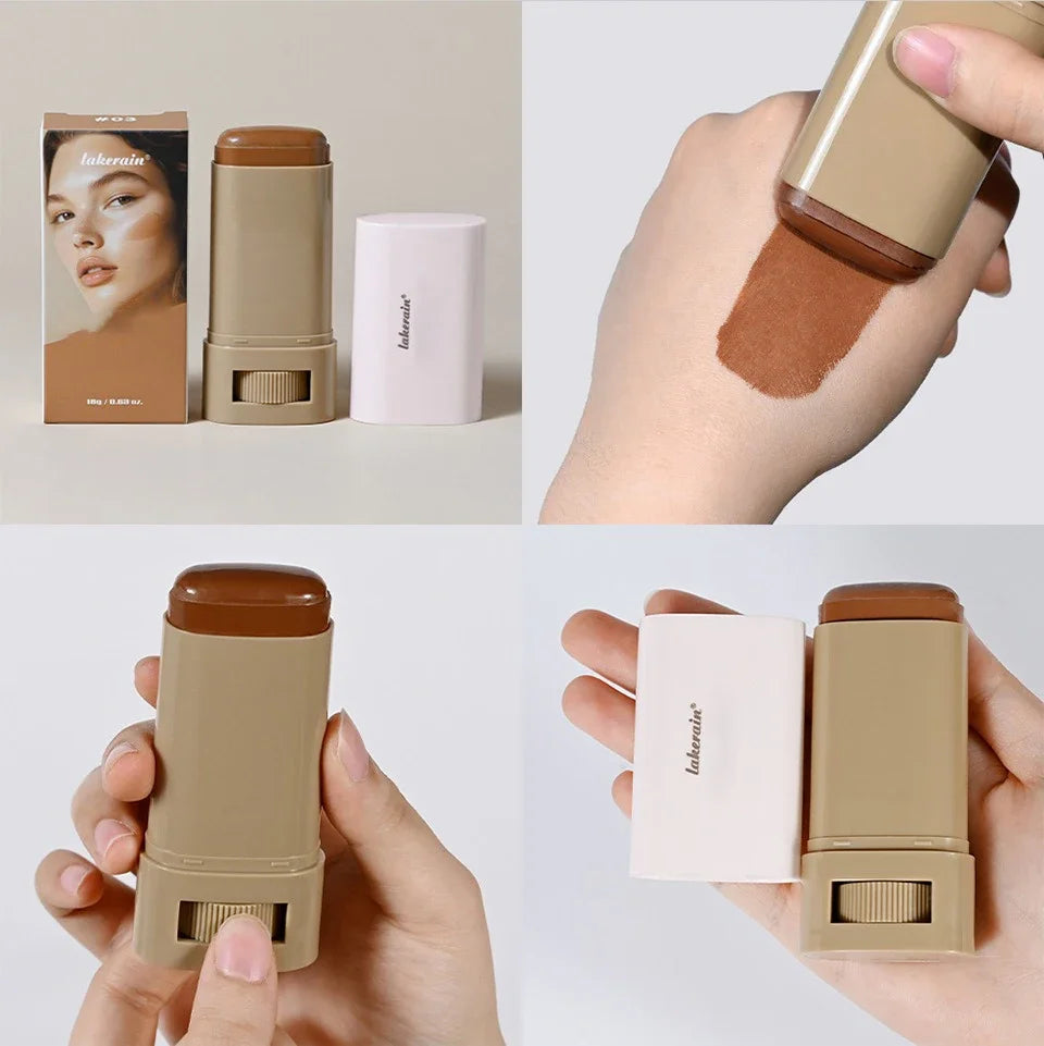 6Color Tinted Foundation Cream Stick Waterproof Lasting Oil-control Cover Acne Makeup Smooth Moisturize Concealer Serum Balm - Shello's Creative Boutique