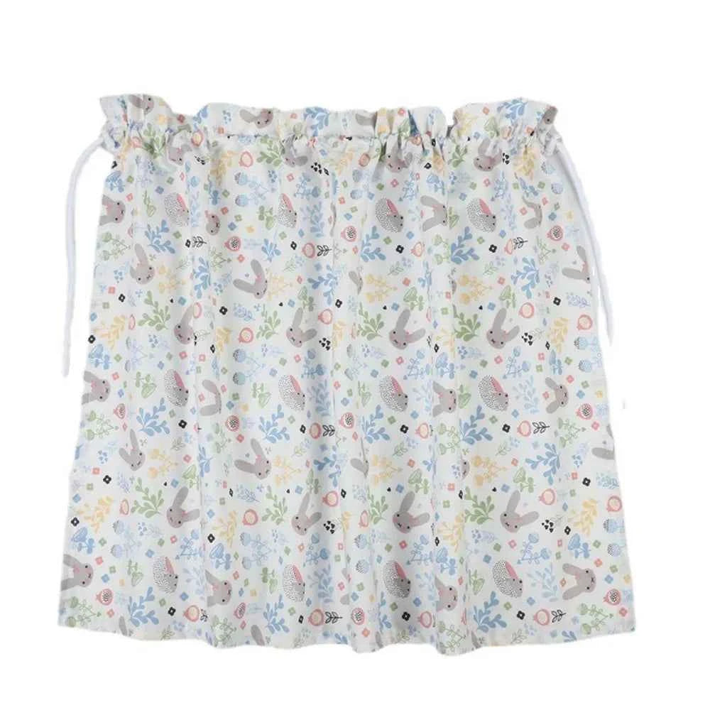 Suction Cup Car Curtains Cute Cartoon Animal/Floral Sunshade Curtain UV Protection Cotton Car Window Cover Car Interior