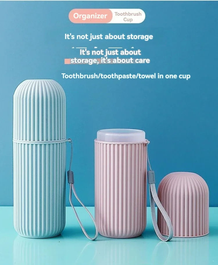 Portable Toothpaste Toothbrush Protect Holder Case Travel Camping Storage Box Protect Toothbrush Toothpaste from Dirt and Damage - Shello's Creative Boutique