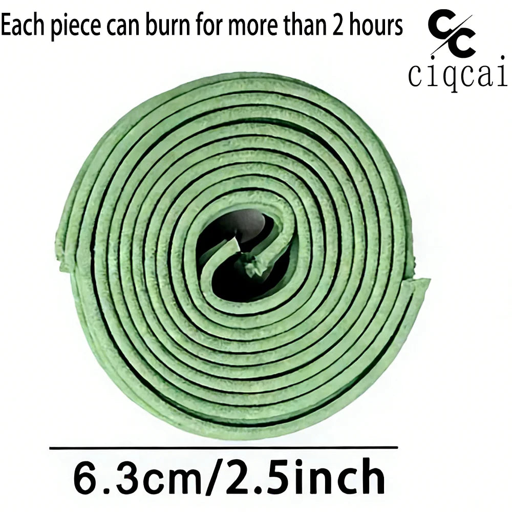 White Sage Spiral Incense Coils - Long-Lasting 2-Hour Burn (22-198 Pieces) - Shello's Creative Boutique