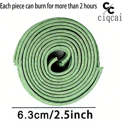 White Sage Spiral Incense Coils - Long-Lasting 2-Hour Burn (22-198 Pieces) - Shello's Creative Boutique