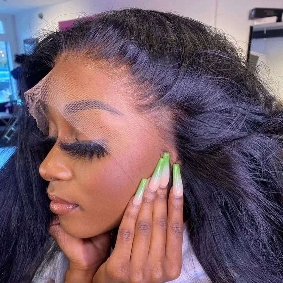 13x4 HD Transparent Lace Frontal - Straight 100% Human Hair Pre-Plucked - Shello's Creative Boutique