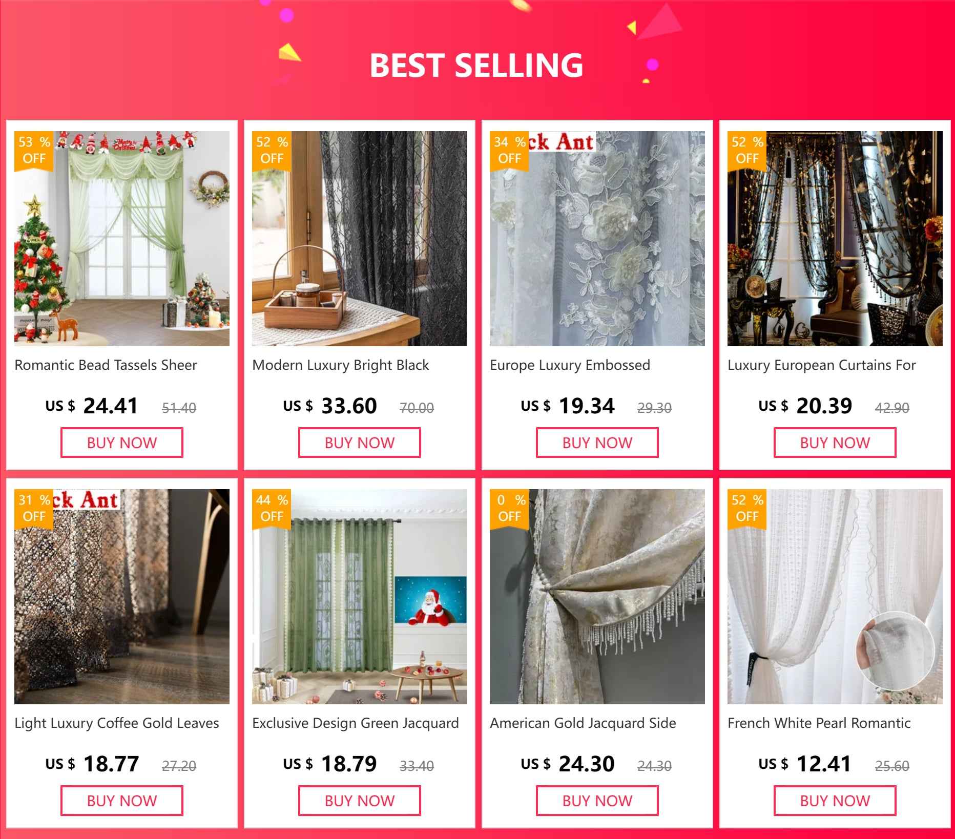 European Luxury Velvet Curtains - Embroidered Floral Tulle Blackout Drapes for Living Room