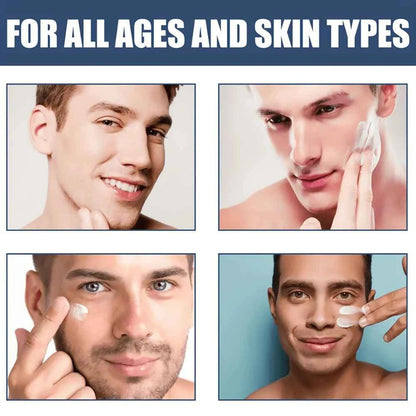 Men's Collagen Moisturizing Cream with Retinol and Vitamins, Refreshing and Hydrating,Anti-Wrinkle Aging Moisturizing Cream