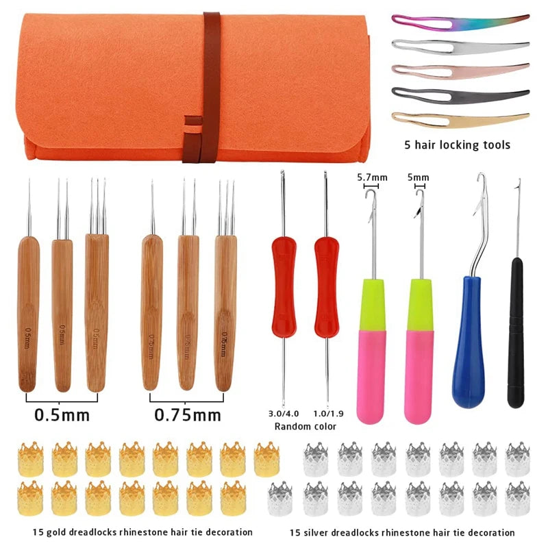 Dreadlock Crochet Hook Dreadlock Crochet Hook Tool Crochet Needle For Hair Braiding - Shello's Creative Boutique