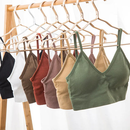 ZXYOUPING Kit 4 Seamless Bra Set – Sexy Beautiful Back Cotton-Blend Wireless