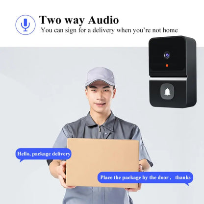 Wireless WiFi Outdoor Doorbell Camera with HD Video, Night Vision & Voice Change