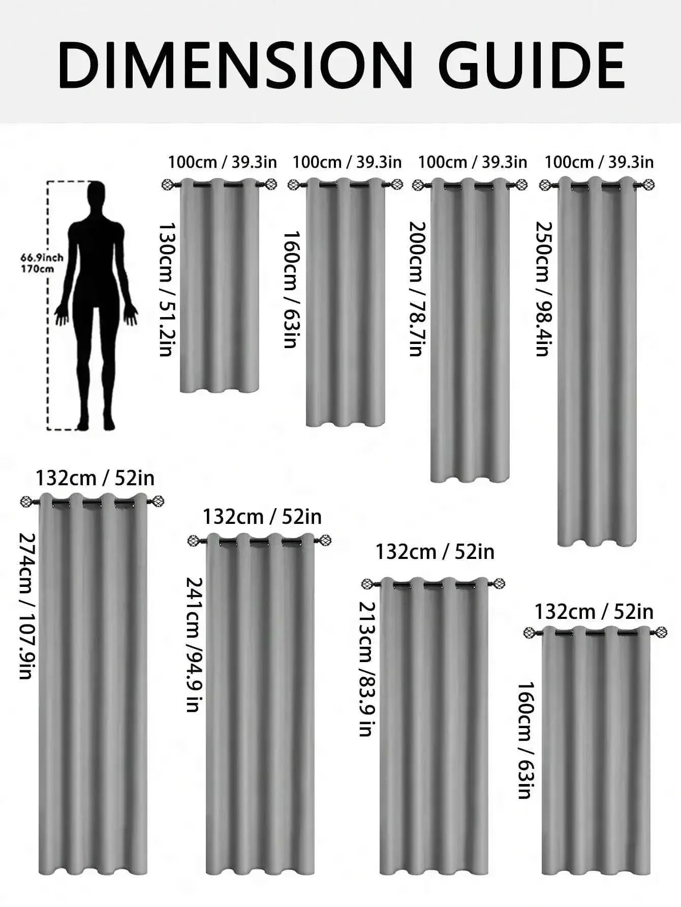 Solid Blackout Curtains with Grommets - Total Privacy Drapes for Bedroom - Shello's Creative Boutique