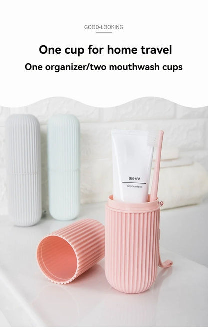 Portable Toothpaste Toothbrush Protect Holder Case Travel Camping Storage Box Protect Toothbrush Toothpaste from Dirt and Damage - Shello's Creative Boutique