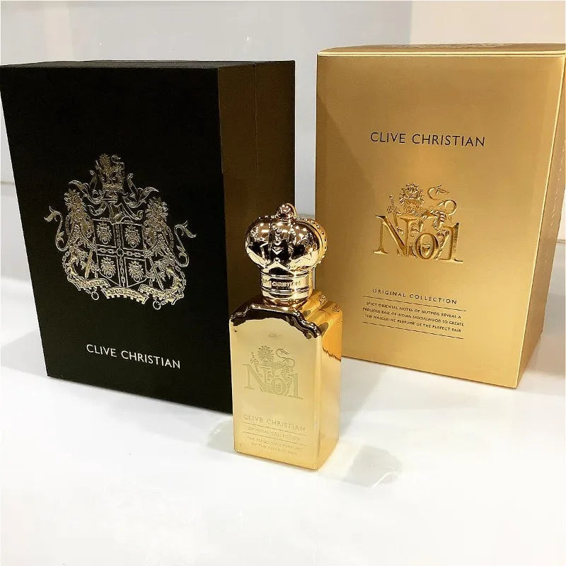 Clive Christian Amberwood Fresh Unisex Perfume 50ml – Long Lasting Elegant Fragrance with Jasmine Rose Sandalwood Amber Musk - Shello's Creative Boutique