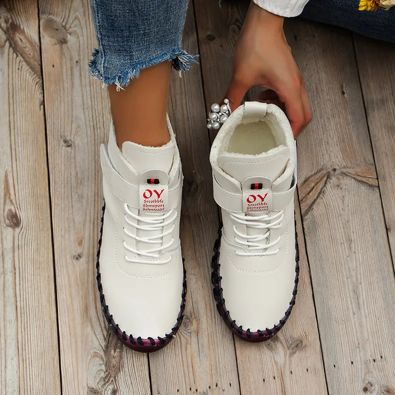 Cushioned Leather Flat Loafers – Comfortable Driving Shoes for Women - Shello's Creative Boutique
