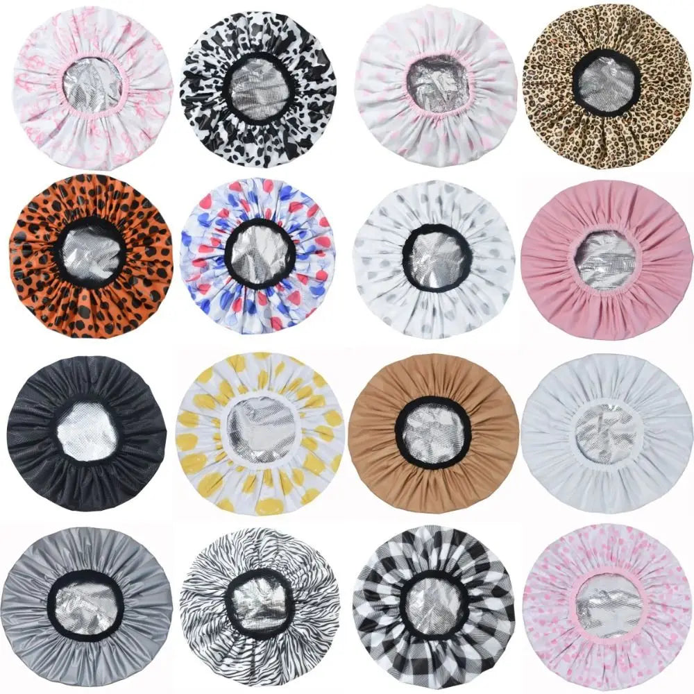 Self-Heating Steam Hair Mask Cap – Tin Foil Shower Cap for Deep Conditioning & Hair Treatment