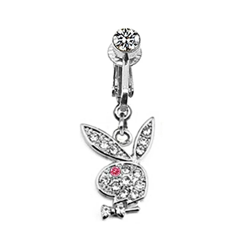 Non-Piercing Belly Button Ring – Cat, Dragon & Butterfly Styles