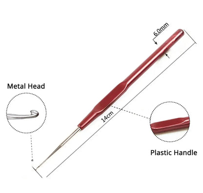 New Dreadlock Crochet Hook for Dreadlock Tool for Braid - Needles 0.5mm-1.0mm For Christmas gift