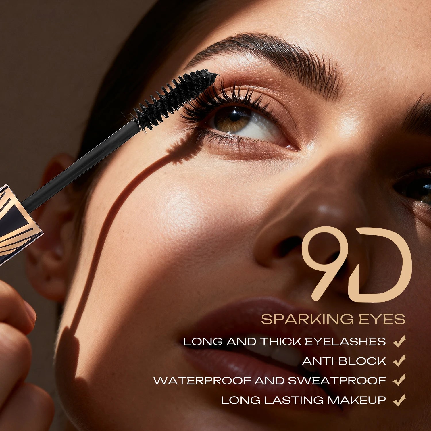 COSASTYA 9D Waterproof and Sweat-Proof Mascara, Black, Volume, Curl, Long-Lasting, Smudge-Proof, Travel Size - Shello's Creative Boutique
