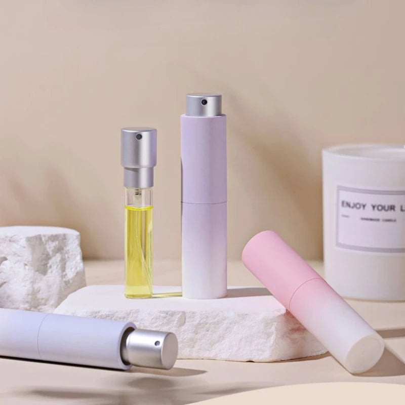 8ml Travel Perfume Bottle Refillable Portable Mini Atomizer Spray Refill Bottle Women Pocket Dispenser Cologne Sprayer Glass - Shello's Creative Boutique