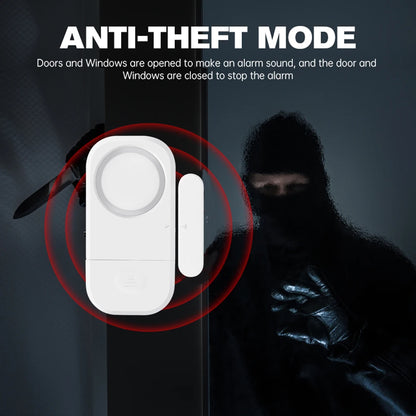 Wireless Door Opening Sensor Alarm with 130dB Alert & Time Delay
