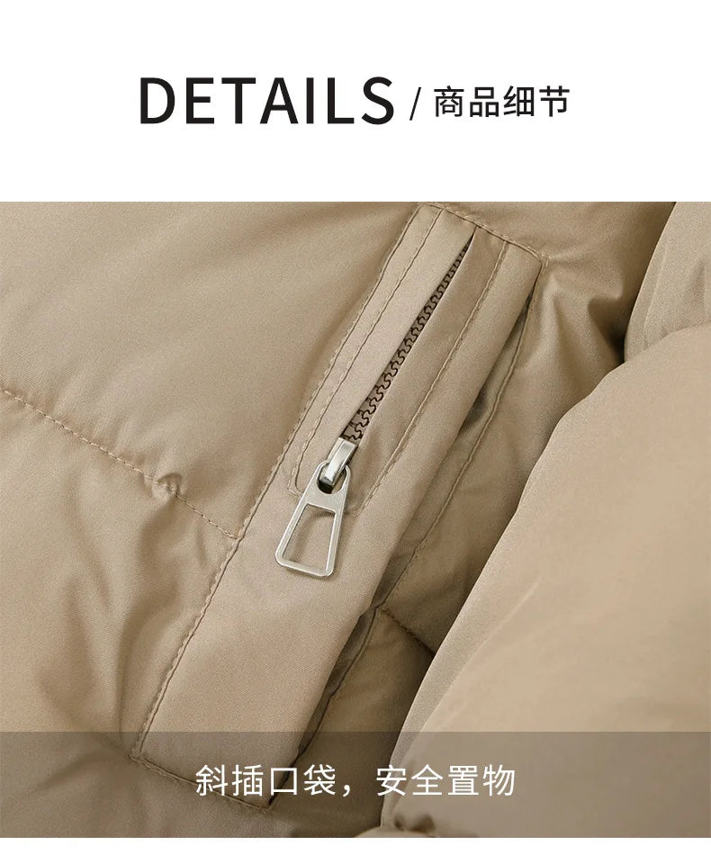 Women's Hooded down Jacket 2025 Autumn Winter Collection Warm Casual Parka Loose Fit Cotton Padded Bigger Size Available - Shello's Creative Boutique