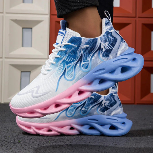 Unisex Lightweight Running Shoes - Breathable Mesh Tennis Trainers for Men & Women 2025 - Shello's Creative Boutique