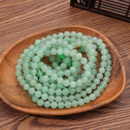 1 Strand 45pcs Natural Stone Beads – Rose Quartz, Tiger Eye, Obsidian