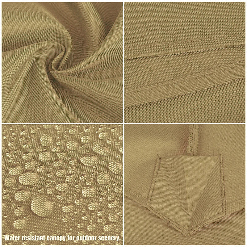 Replaceable Summer Parasol Top Cloth – Waterproof Anti-UV Canopy for 6 & 8 Rib Banana Umbrellas