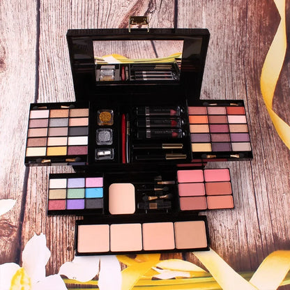 MISS ROSE Makeup Set Box Professional Eyeshadow Lip Gloss Stick Foundation Blush Powder Makeup Kit Maquiagem Cosmetics - Shello's Creative Boutique