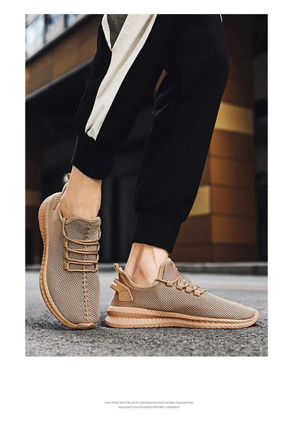 Non-Slip Breathable Trainers - Unisex Weave Knit Outdoor Sports Shoes for Running & Hiking - Shello's Creative Boutique