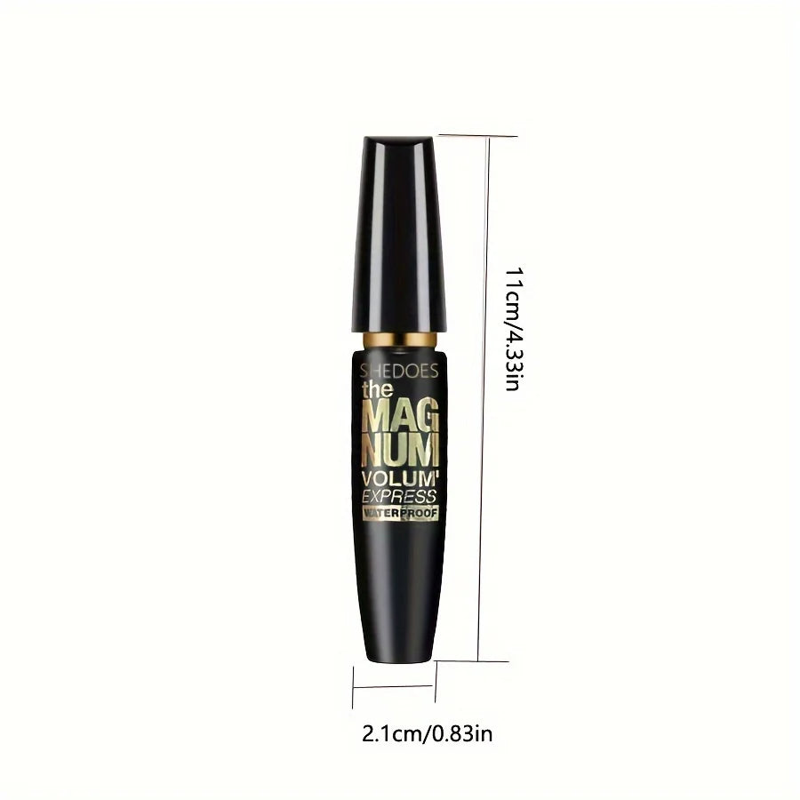 4D Black Mascara Thickening, Lengthening, Curling, Waterproof Liquid Fiber Mascara - Shello's Creative Boutique