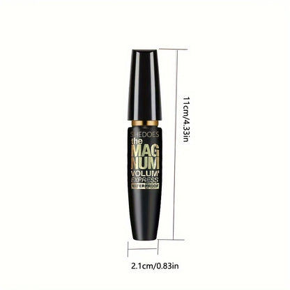 4D Black Mascara Thickening, Lengthening, Curling, Waterproof Liquid Fiber Mascara - Shello's Creative Boutique