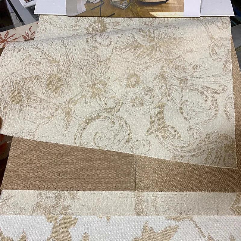French Luxury Embroidered Chenille Curtains – Romantic Blackout Drapes - Shello's Creative Boutique
