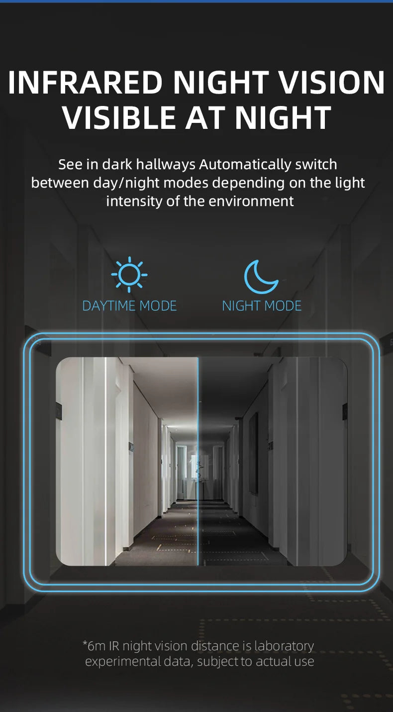 Solar Wireless Smart Video Doorbell HD with Rain Cover & WiFi
