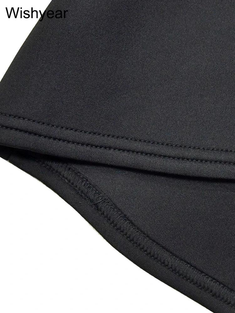 Flare Sleeve Bodycon Midi Dress - High Side Split with Ruffle Detail for Evening & Party - Shello's Creative Boutique