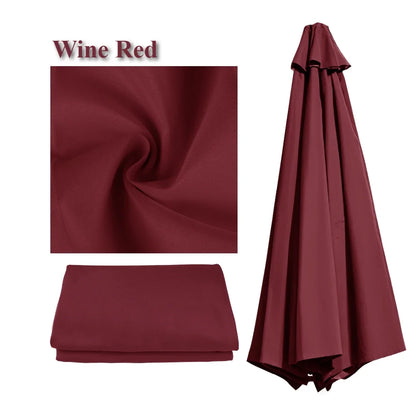 Replaceable Parasol Top Cloth – UV Protection Garden Patio Canopy Cover 2m to 3m