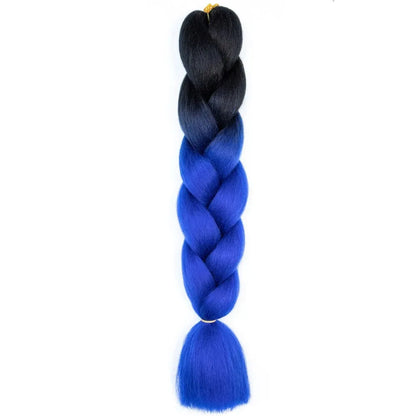 Jumbo Braiding Hair - Pre-Stretched Red White Blue Patriotic Twist Braids - Shello's Creative Boutique