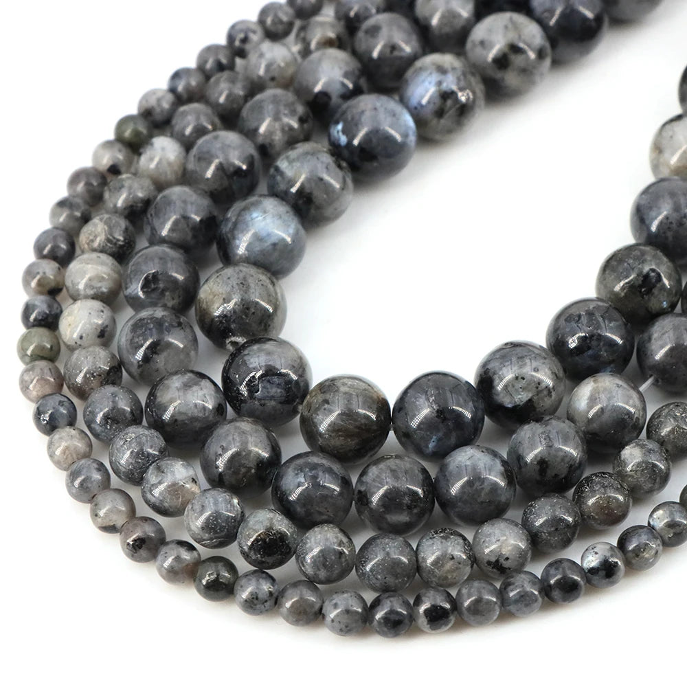 Natural Stone Beads for Jewellery Making – Blue Tiger Eye, Amethyst & Rose Quartz | 4/6/8/10mm