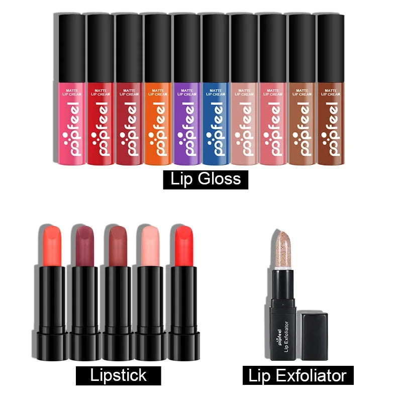 Christmas Makeup Gift Box Foundation Eyeshadow Powder Long Lasting Lip Ink 27 Pieces Birthday Gifts Makeup for Women Full Kit - Shello's Creative Boutique
