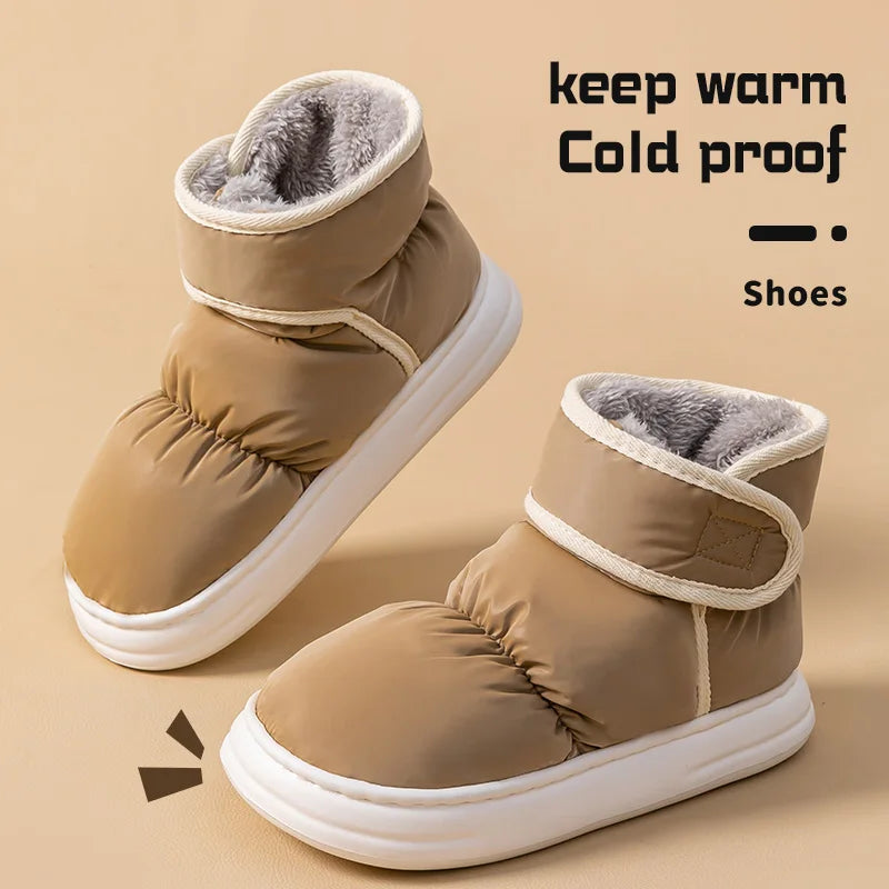 Unisex Winter Snow Boots - Waterproof Plush Anti-Slip Cotton Boots - Shello's Creative Boutique