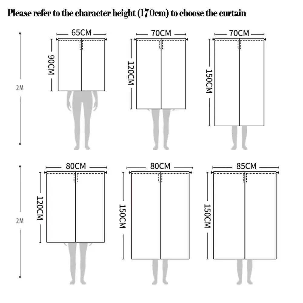 Forest Nature Landscape Door Curtains - Noren Style Entrance Drapes - Shello's Creative Boutique