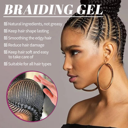 Dreadlock Styling Gel Strong Hold Frizz Dreadlock Damage Prevention & Moisturizing Styling Wax with Shine All Hair Types - Shello's Creative Boutique