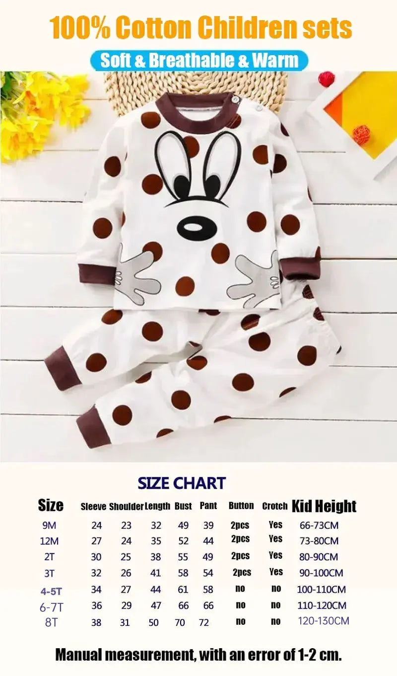 Kids Clothes Children Sets Children's Clothing Boys Girls CottonAutumn winter Clothing Pants Sleepwear Underwear Christmas Gift Shello's Creative Boutique