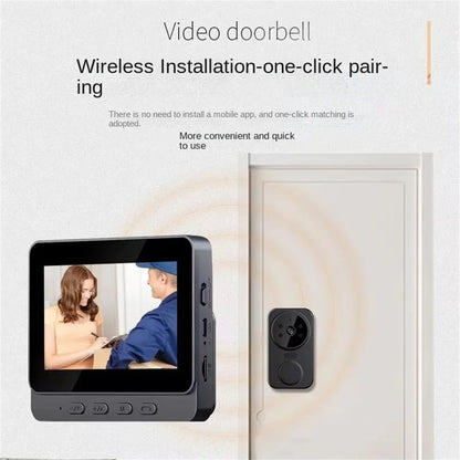 WiFi Video Doorbell Camera Bundle with HD Night Vision, Motion Detection & Cloud Storage