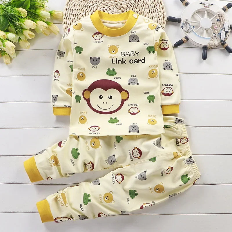 Kids Clothes Children Sets Children's Clothing Boys Girls CottonAutumn winter Clothing Pants Sleepwear Underwear Christmas Gift Shello's Creative Boutique
