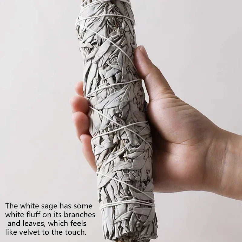Natural White Sage Smudge Sticks - Home Purification & Energy Cleansing Bundles - Shello's Creative Boutique