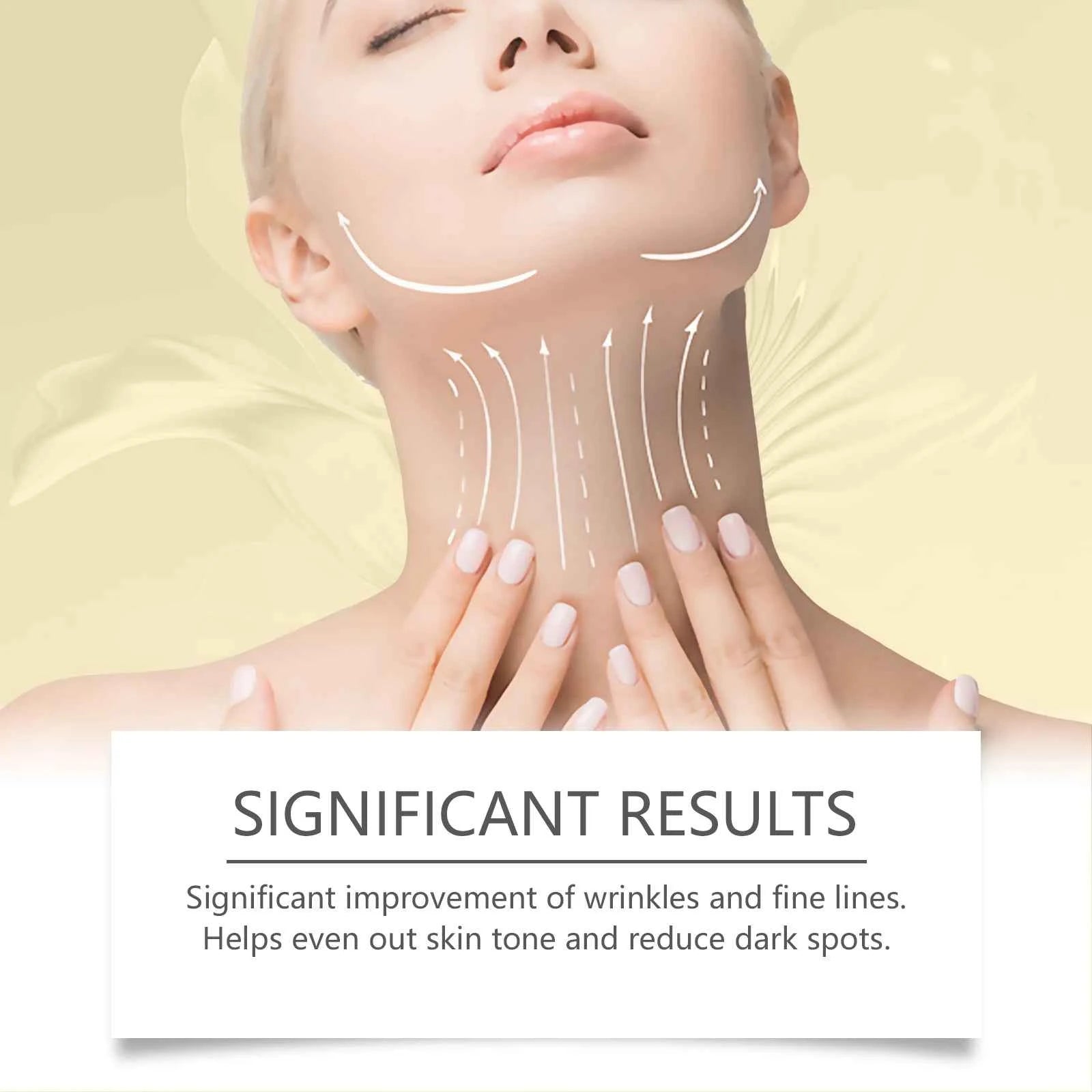 Bee-Venom Neck Care Stick Contains Collagen  Lift & Tighten Skin Lighten Neck Lines Double Chin Moisturizing Beauty Neck Cream