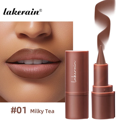 Lakerain Lip Liner Matte Black Brown Velvet Lipstick Waterproof Non Sticky Contouring Tint Lipliner Crayon Lip Makeup - Shello's Creative Boutique