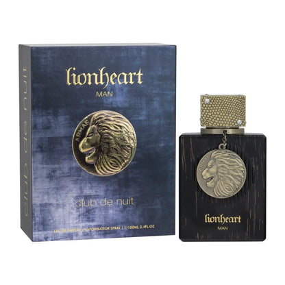 Armaf Club De Nuit Lion Heart EDP Spray 3.4 Fl Oz Clean Fragrance for Men - Shello's Creative Boutique