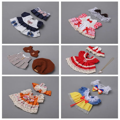 Cute 20cm Cotton Doll Clothes Dresses Children Toys Gift Dolls Accessories Shello's Creative Boutique