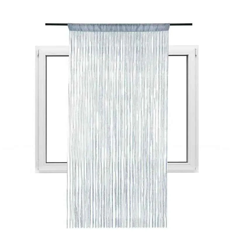 100*200CM Door Windows Hanging Beaded Decors Curtain String Summer Fly Insect Screen Tassel Panel Curtains Door Home Decor