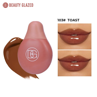 BEAUTY GLAZED 4Color Lipgloss Lip Oil Teens Moisturizing Lipstick Lip Balm High Shine And Lip Gloss Long-Lasting Dry Lip Care - Shello's Creative Boutique
