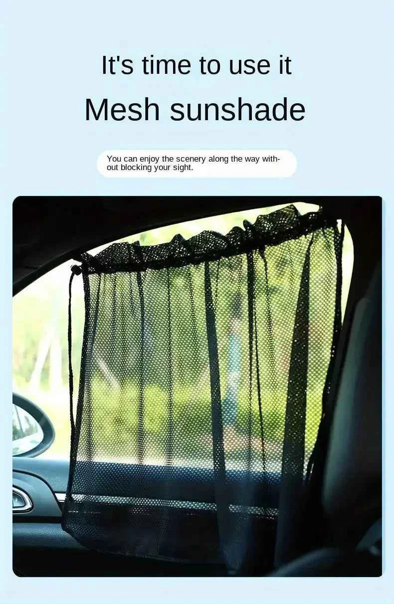 Summer Car Sunshade Curtains , Blocks UV Rays, Keeps Interior Cool, and Protects from Fading - Durable and Easy to Install
